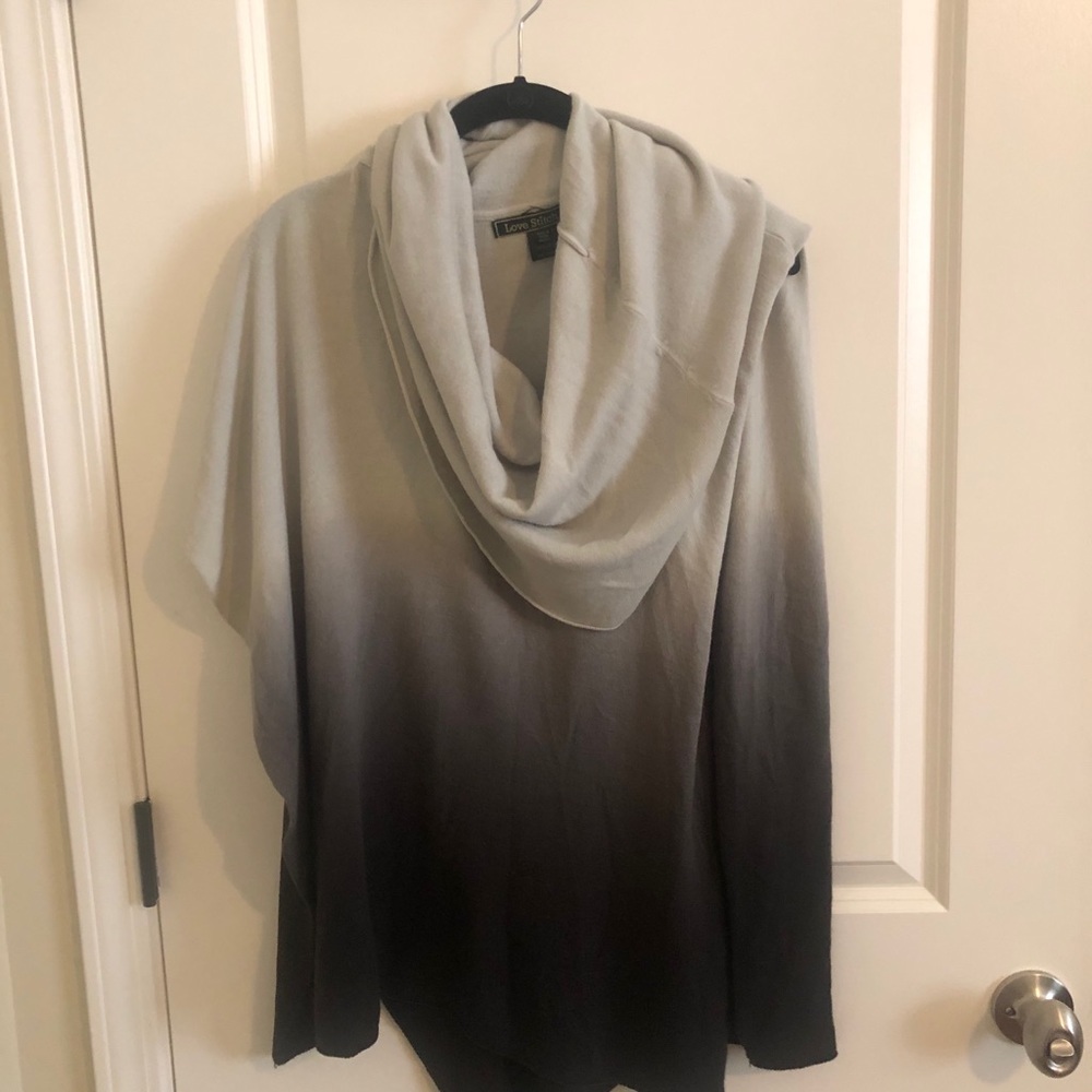 Love Stitch Ombré Pancho